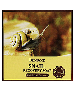 Deoproce Soap Snail - Мыло с улиточным муцином 100 г